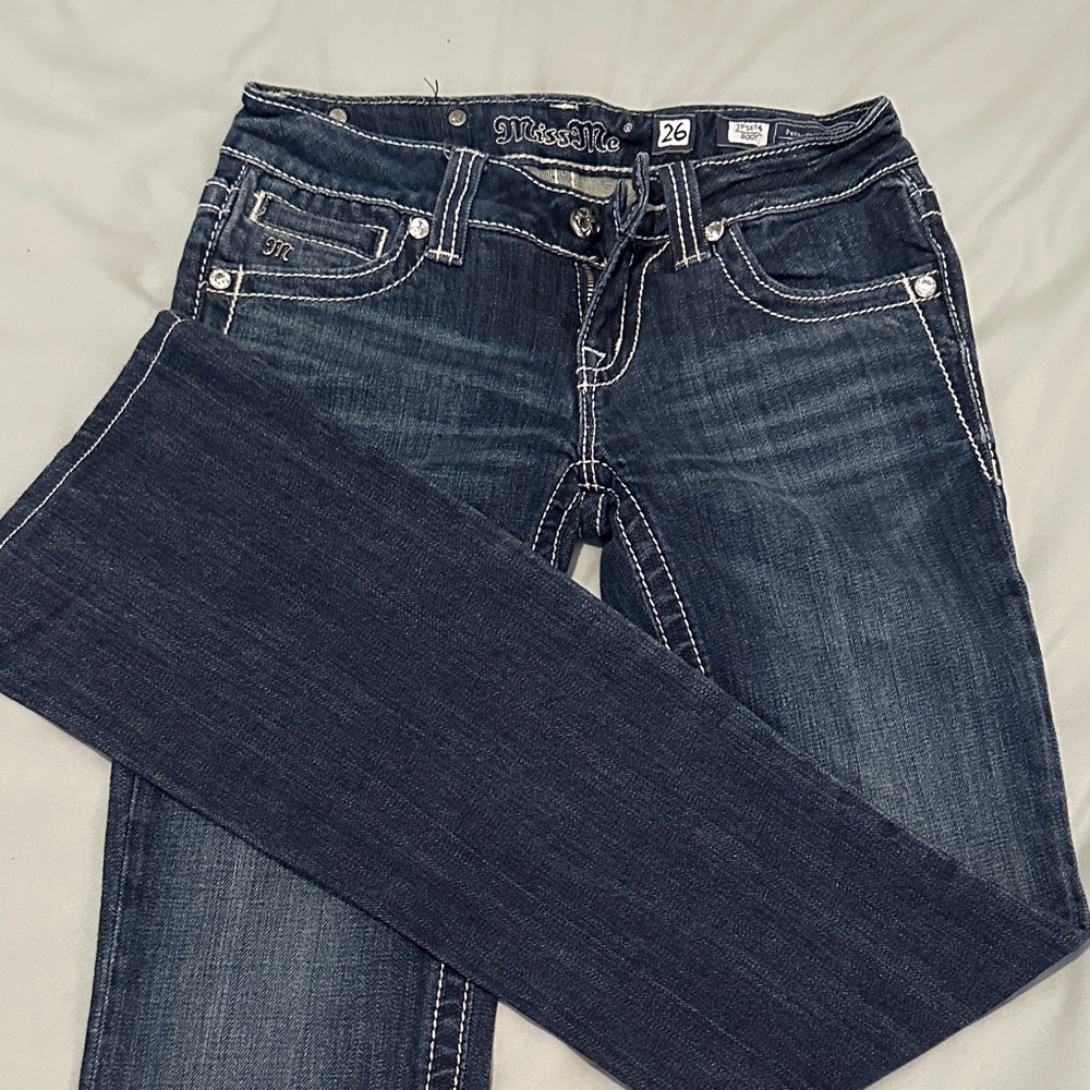 Miss Me Women's Indigo Boot Cut Jeans